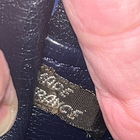 This is a vintage Christian Dior clutch/pouch signature navy Oblique monogram - Picture 11 of 14